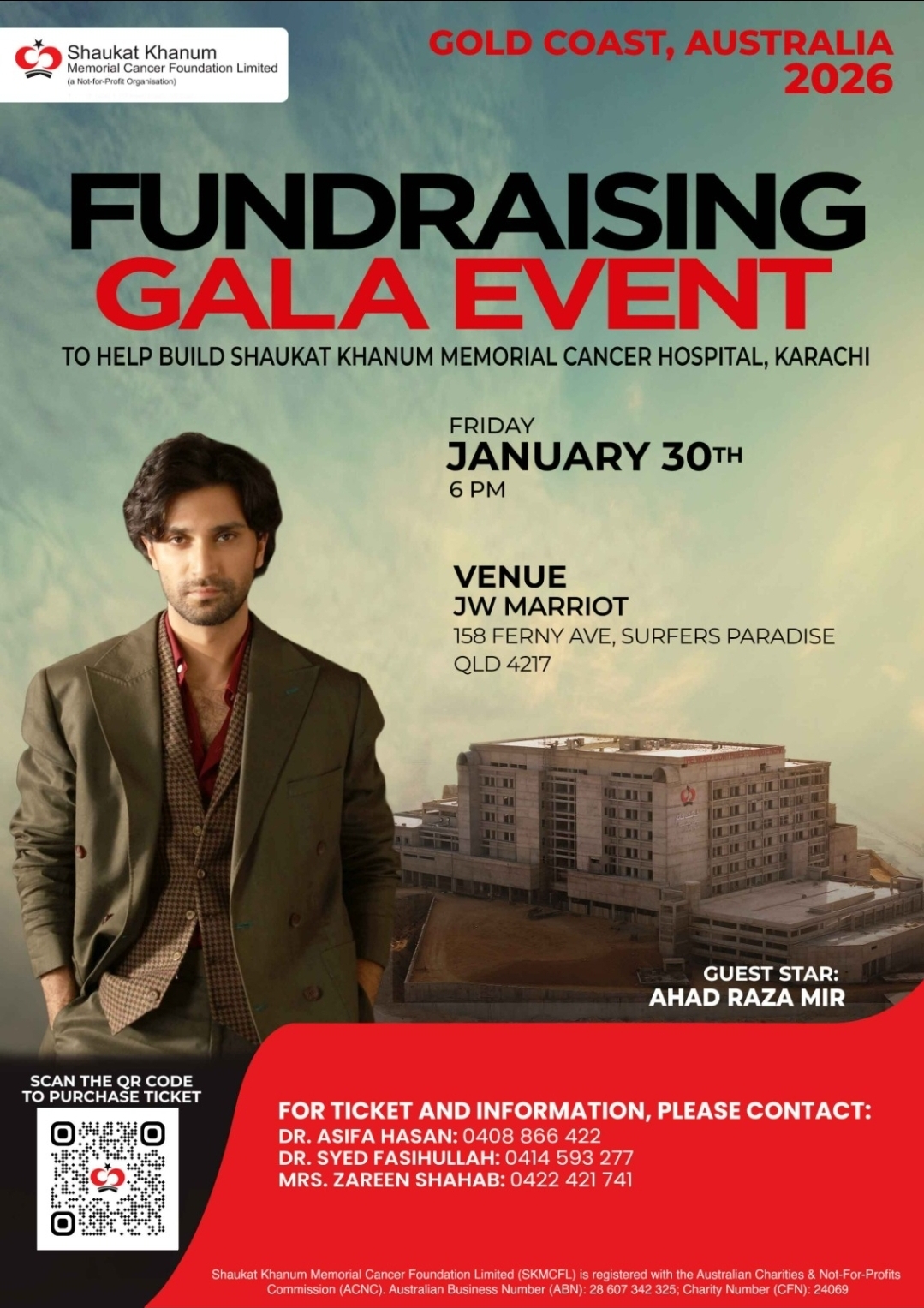 Gold Coast: 2026 Shaukat Khanum Gala Event